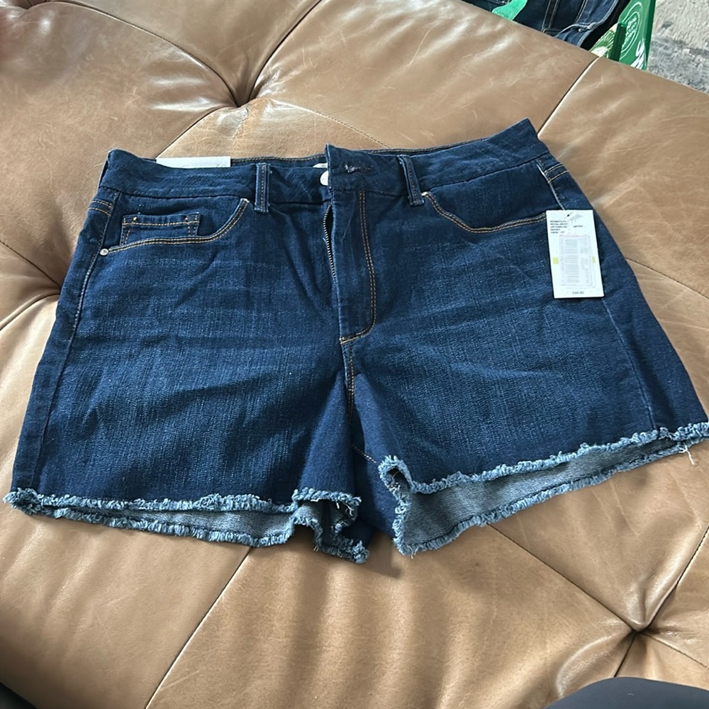 NWT Jessica Simpson Uptown High-Rise Denim Shorts